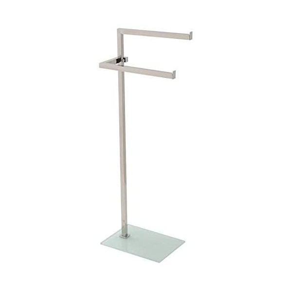 Piantane portasciugamani Feridras piantana porta asciugamani cromo bianco 810004