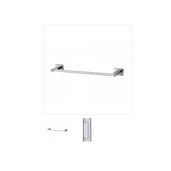 Portasciugamani Feridras porta asciugamani 35 cm rock in cromall arredo bagno 015407