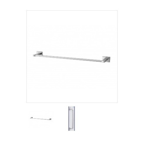 Portasciugamani Feridras porta asciugamani 50 cm rock in cromall arredo bagno 015408