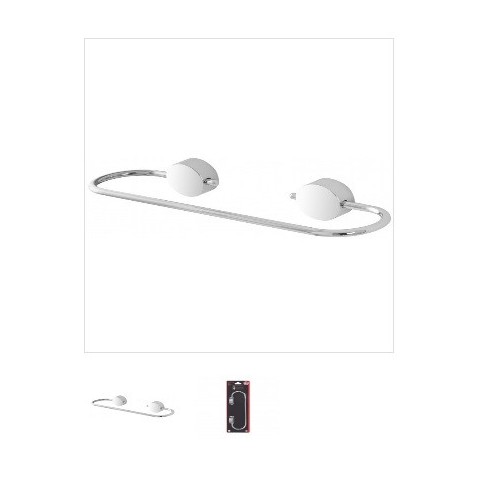 Portasciugamani Feridras porta asciugamani plaza 30 cm acciaio adesivo/viti 015008