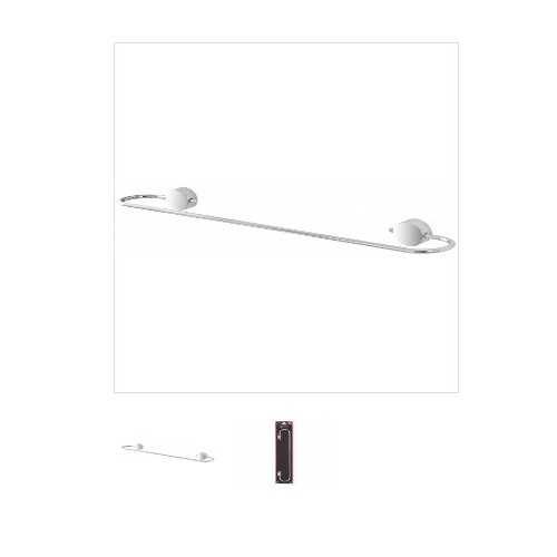 Portasciugamani Feridras porta asciugamani plaza 55 cm acciaio adesivo/viti 015009