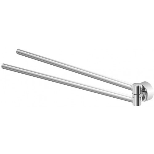 Portasciugamani Feridras porta asciugamani plaza a snodo cromato adesivo/viti bagno 015010