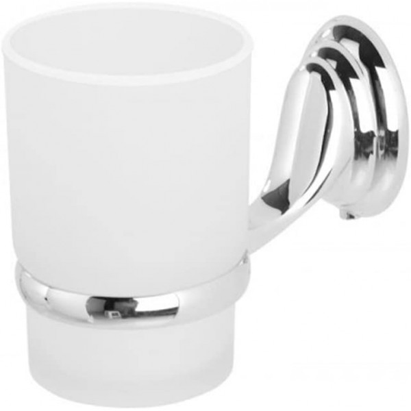 Portasapone Feridras porta bicchiere cromato vetro 091001