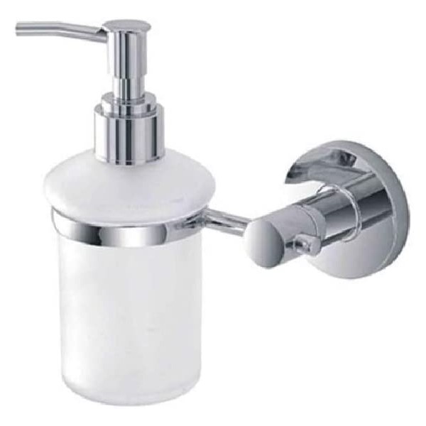 Dispenser sapone Feridras porta dispenser sprint cromall/ vetro satinato abs arredo bagno 015309