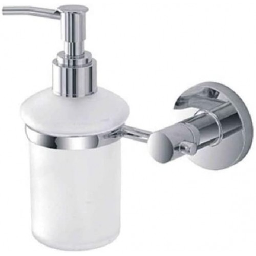 Dispenser sapone Feridras porta dispenser sprint cromall/ vetro satinato abs arredo bagno 015309