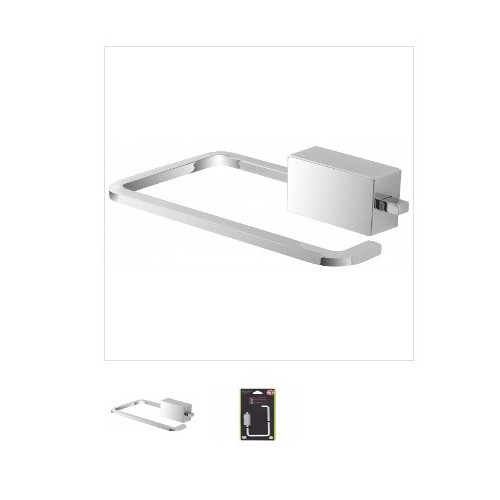 Accessori bagno Feridras porta rotolo velvet acciaio cromato adesivo/viti 015102