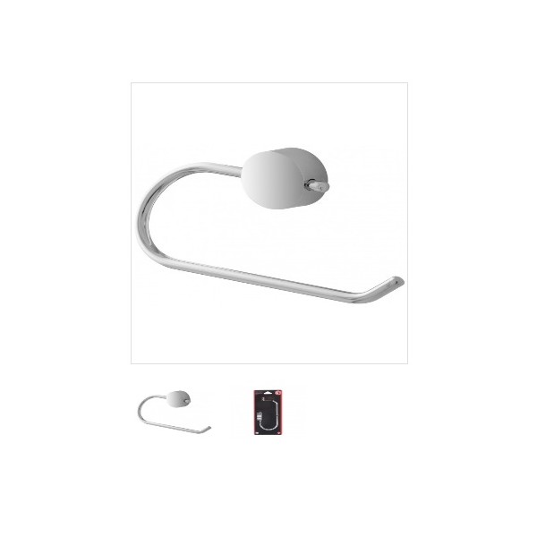 Portasciugamani Feridras porta salviette plaza acciaio cromato adesivo/viti 015005