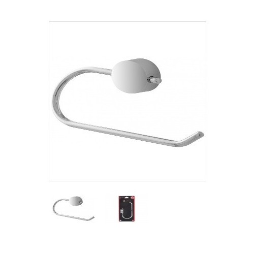 Portasciugamani Feridras porta salviette plaza acciaio cromato adesivo/viti 015005