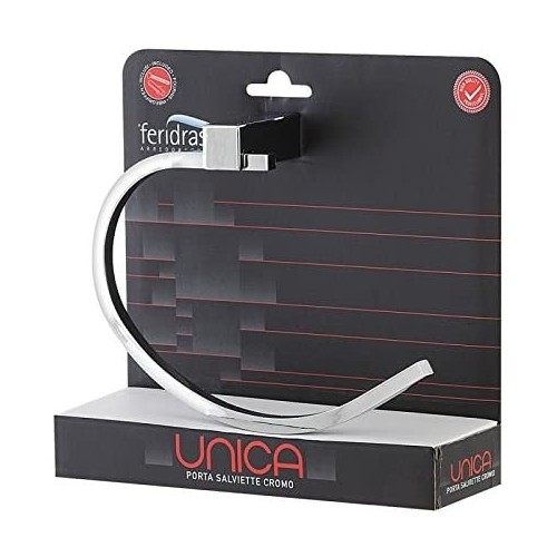 Portasciugamani Feridras porta salviette unica cromo 847005