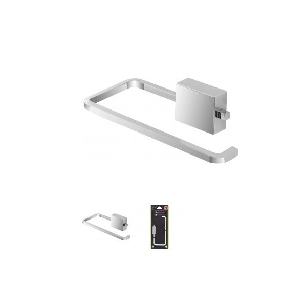 Portasciugamani Feridras porta salviette velvet acciaio cromato adesivo/viti 015105