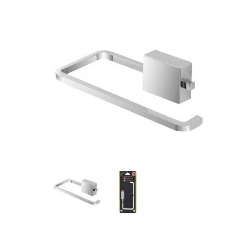 Portasciugamani Feridras porta salviette velvet acciaio cromato adesivo/viti 015105