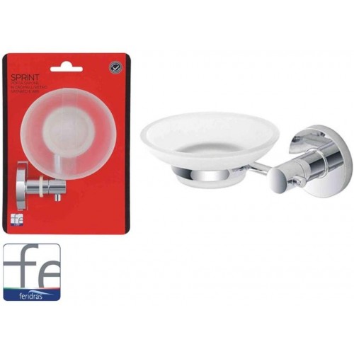 Portasapone Feridras porta sapone sprint cromo cromall/abs piastrina antiruggine 015304