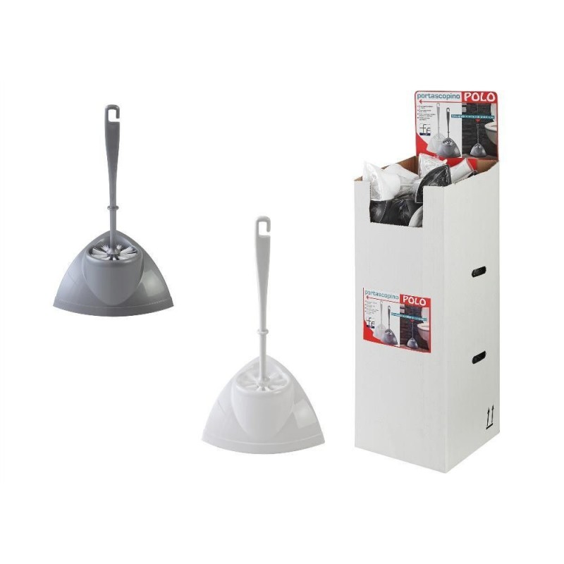 Scopini e portascopini Feridras porta scopino bagno angolare polo 503004