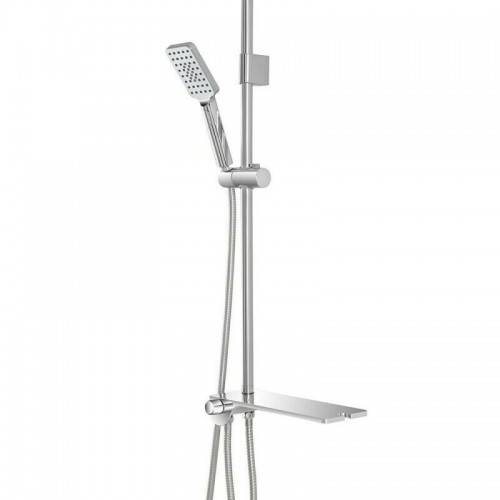 Rubinetteria Feridras set colonna doccia con mensola + deviatore 416203