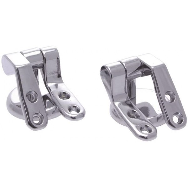 Materiale idraulico Feridras set due cerniere per copriwc cromo 513001