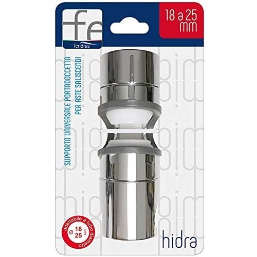 Rubinetteria Feridras supporto universale portadoccetta per saliscendi hidra cromo