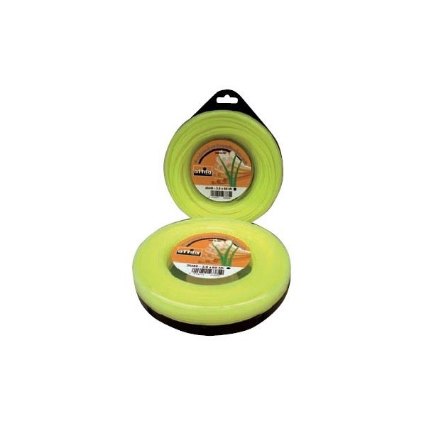 Decespugliatori tagliabordi Filo di nylon per decespugliatore tondo professionale mm.3,0 da 60 mt verde