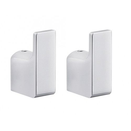 Appendini bagno Gedy 2 appendiabiti pirenei cromati cromato pi2713 per arredo bagno