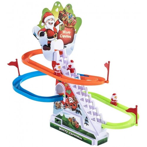 Villaggi di Natale Gioco babbo natale su pista con luci