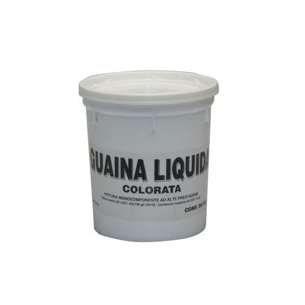 Pittura murale per esterni Guaina liquida resinosa grigia grigio 1 kg monocomponente impermeabilizzante