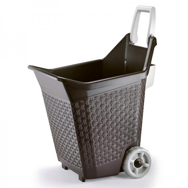 Attrezzi da giardino Kart carrello multiuso 76 lt carriola con ruote porta legna pellet foglie
