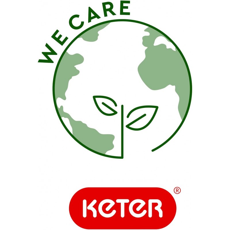 Armadi da esterno Keter armadio evoca planet basso 9752200 80x44x100 interno-esterno