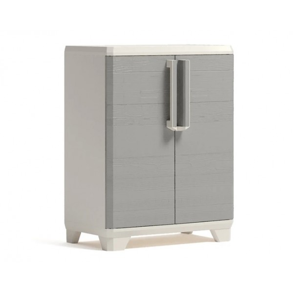 Armadi da esterno Keter armadio linear wood basso 9725300 90x39x68 per esterno-interno