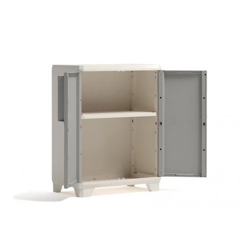 Armadi da esterno Keter armadio linear wood basso 9725300 90x39x68 per esterno-interno