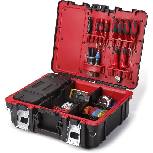 Utensili manuali Keter cassetta valigetta porta attrezzi nero 48x17.7x37.8 cm