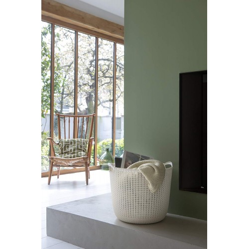 Accessori bagno Keter cesto cesta tonda bianco l 30lt 39.5 x 29.5 x 23.6 cm k226388k405kk