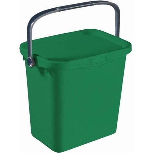 Pattumiere Keter curver bio box contenitore per rifiuti organici 6lt 25.7x20.1x23.9