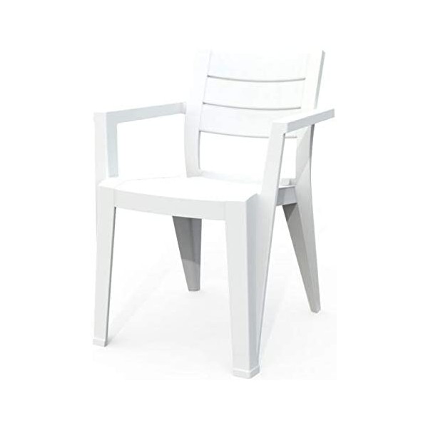 Sedie da giardino Keter poltrona giardino julie bianco k247398k400kk