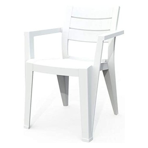 Sedie da giardino Keter poltrona giardino julie bianco k247398k400kk