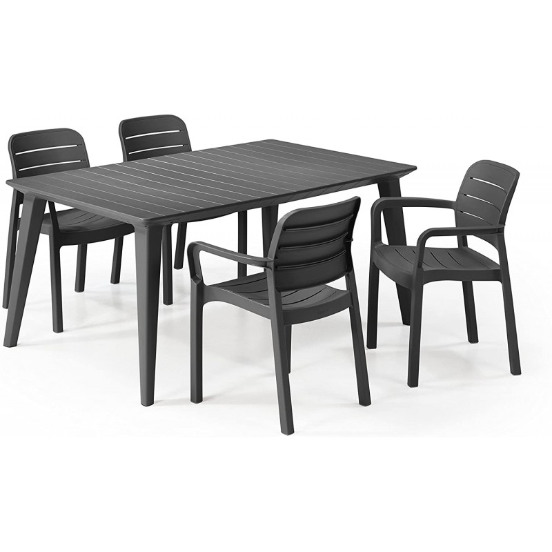 Sedie da esterno Keter poltrona giardino tisara graphite k22120939k Sedie da esterno Keter poltrona giardino tisara graphite k22120939k