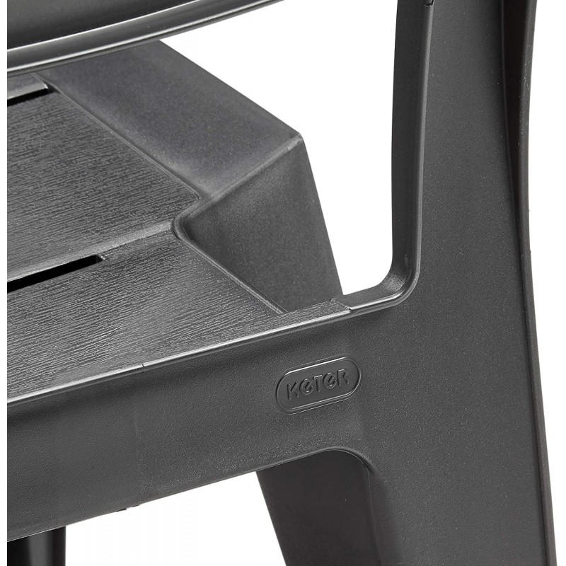 Sedie da giardino Keter sedia giardino per esterni grigio 58.5x61.5x79 cm Sedie da giardino Keter sedia giardino per esterni grigio 58.5x61.5x79 cm