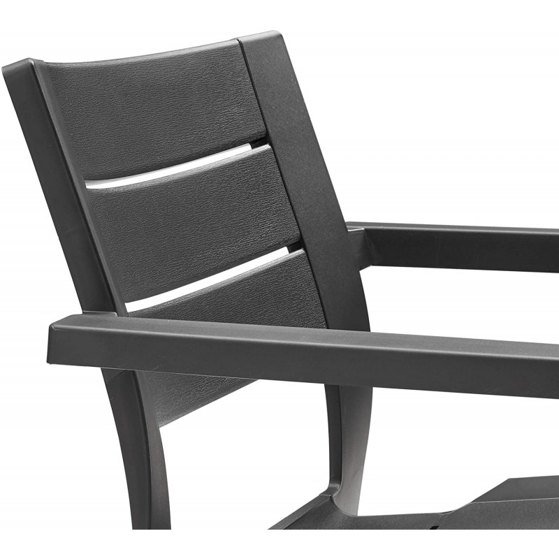 Sedie da giardino Keter sedia giardino per esterni grigio 58.5x61.5x79 cm Sedie da giardino Keter sedia giardino per esterni grigio 58.5x61.5x79 cm