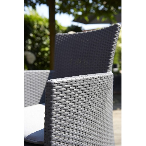 Sedie da esterno Keter set 3 pezzi salotto iowa balcony graphite k223919k939kk