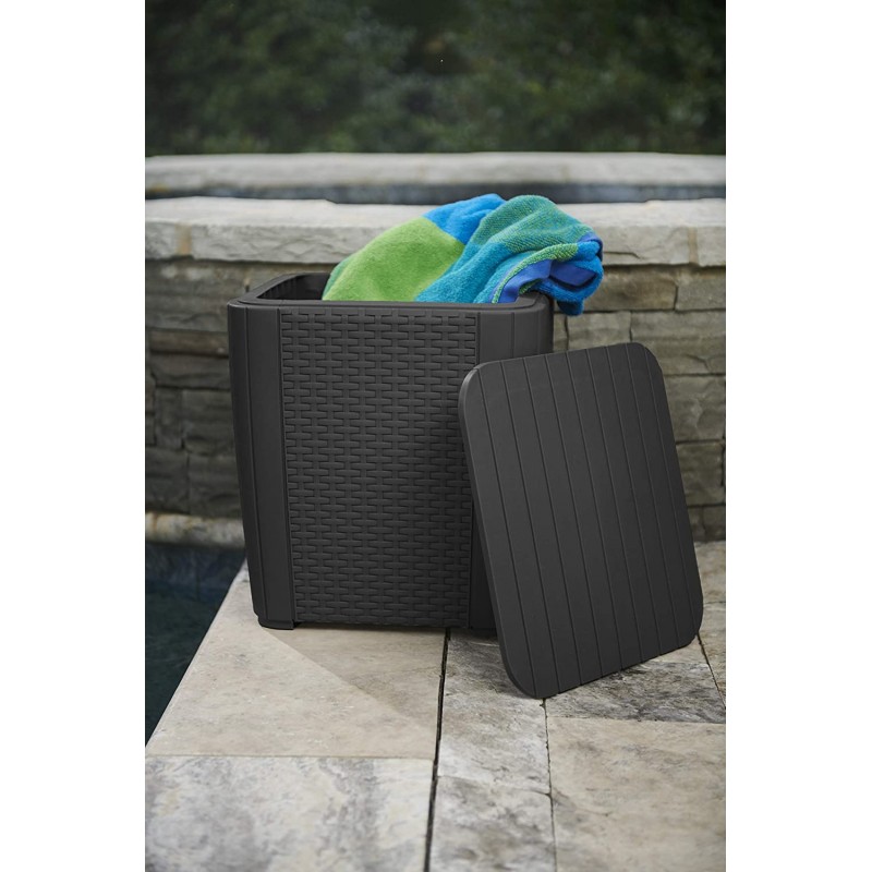 Sedie da esterno Keter set 3 pezzi salotto iowa balcony graphite k223919k939kk Sedie da esterno Keter set 3 pezzi salotto iowa balcony graphite k223919k939kk