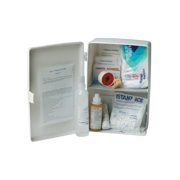 Ferramenta per mobili Kit pronto soccorso cassetta medicazione garze cerotti bende emergenza sos