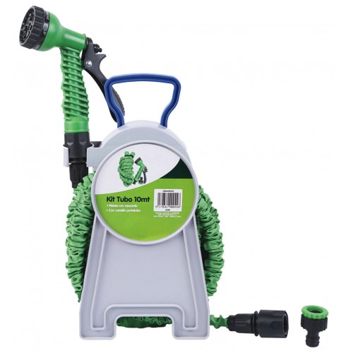 Materiale per irrigazione Kit tubo garden tiramolla mt. 5-15 irrigazione attrezzatura varia giardinaggio