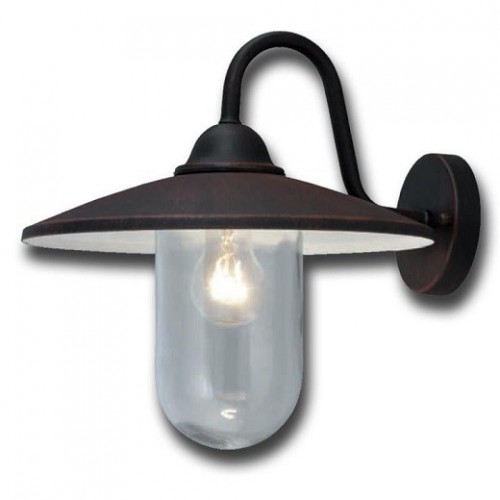 Lampade da esterno Lanterna portofino alluminio nero giardino 60w cm 36x35h per arredo giardino