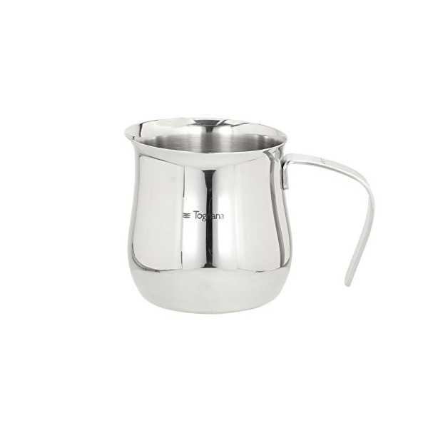 Caffettiere Lattiera 8 tazze acciaio inossidabile argento manico cucina accessori