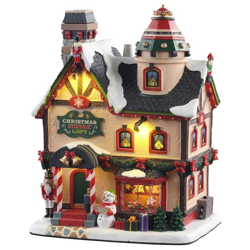 Villaggi di Natale Lemax christmas supply loft (smoking) 15741 villaggio di natale