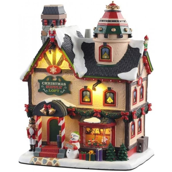 Villaggi di Natale Lemax christmas supply loft (smoking) 15741 villaggio di natale
