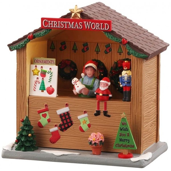 Villaggi di Natale Lemax christmas world booth 04734 villaggio di  natale