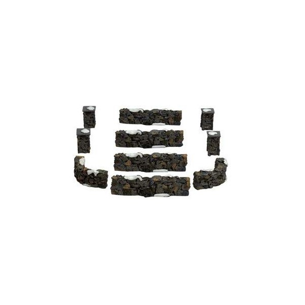 Villaggi di Natale Lemax colonial stone wall 93304 accessorio natale