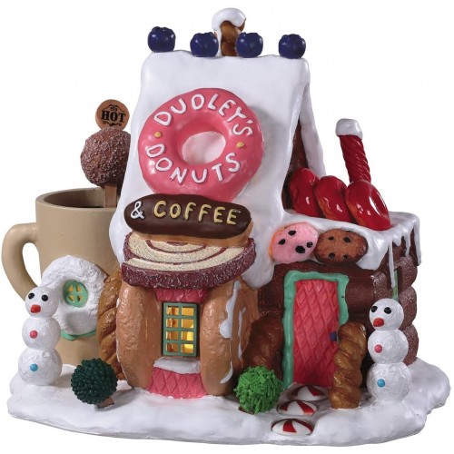 Villaggi di Natale Lemax dudley's donut shop 95529 villaggio di natale