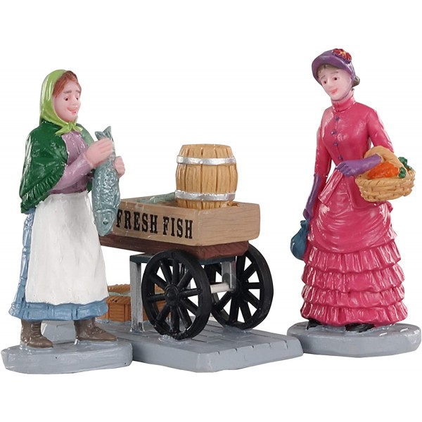 Villaggi di Natale Lemax fresh fish for sale set 3 02950 villaggio di natale