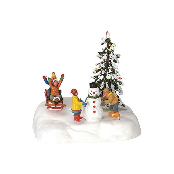 Villaggi di Natale Lemax frolic in the snow 44210 villaggio di natale