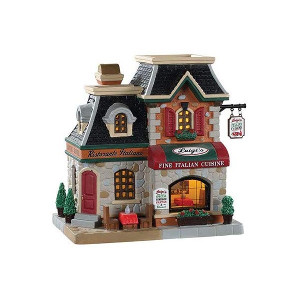 Villaggi di Natale Lemax luigi's ristorante italiano 95497 villaggio di natale natalizio